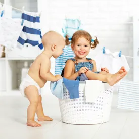Child Laundry Shutterstock 529502752